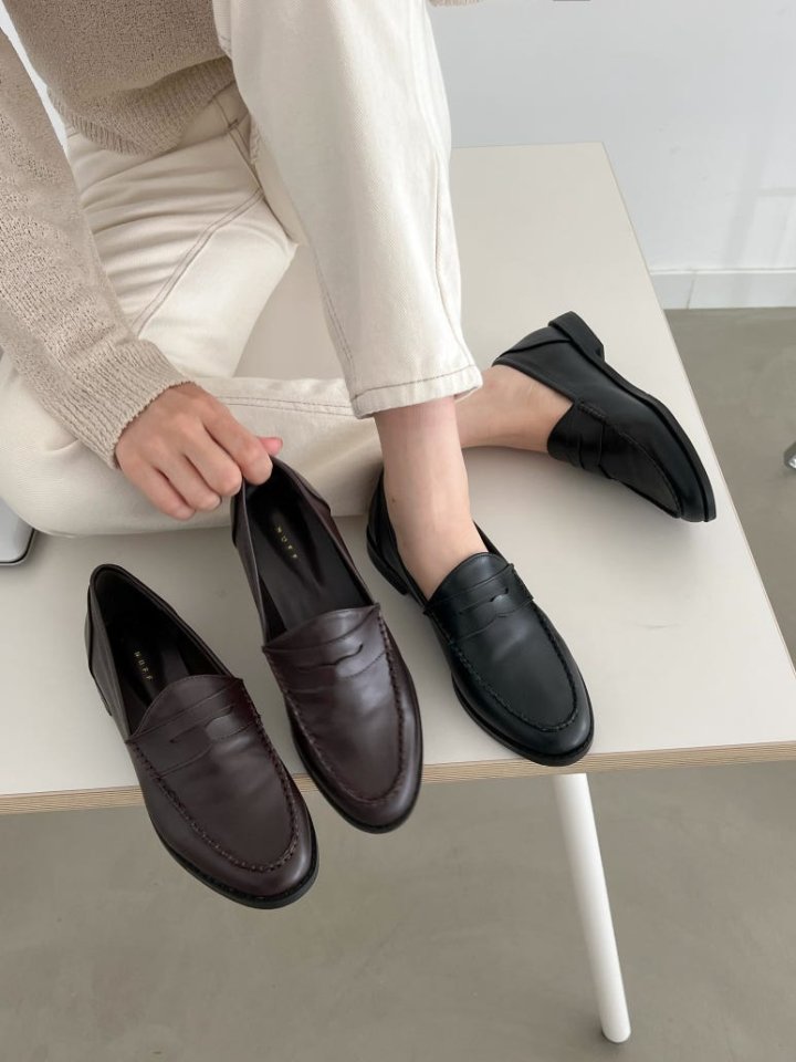 Vade - Korean Women Fashion - #thelittlethings - PU Low Heel Loafers - 3