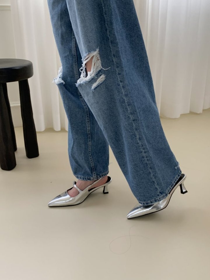 Vade - Korean Women Fashion - #womensfashion - Stiletto Heel Slingback Sandals - 4