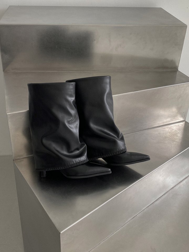 Vade - Korean Women Fashion - #vintageinspired - Stiletto Mid Trendy Boots - 5