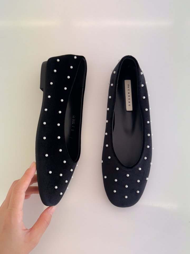 Vade - Korean Women Fashion - #vintageinspired - Basic Round Flats - 10