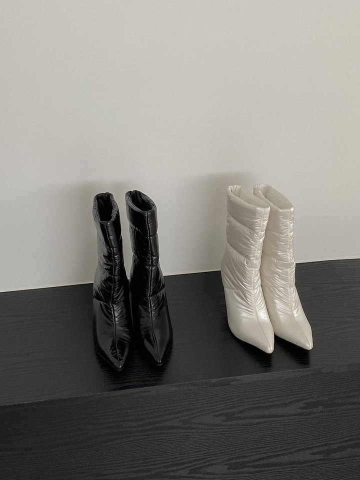 Vade - Korean Women Fashion - #vintagekidsstyle - Stiletto Half Mid Boots - 8