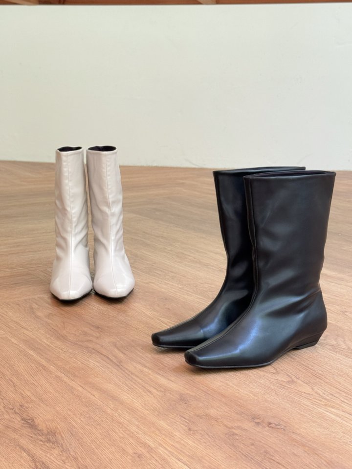 Vade - Korean Women Fashion - #vintagekidsstyle - Stiletto Mid Ankle Boots