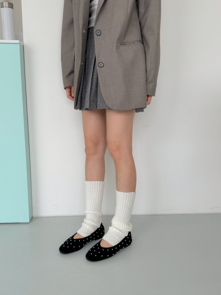 Vade - Korean Women Fashion - #vintagekidsstyle - Basic Round Flats - 11