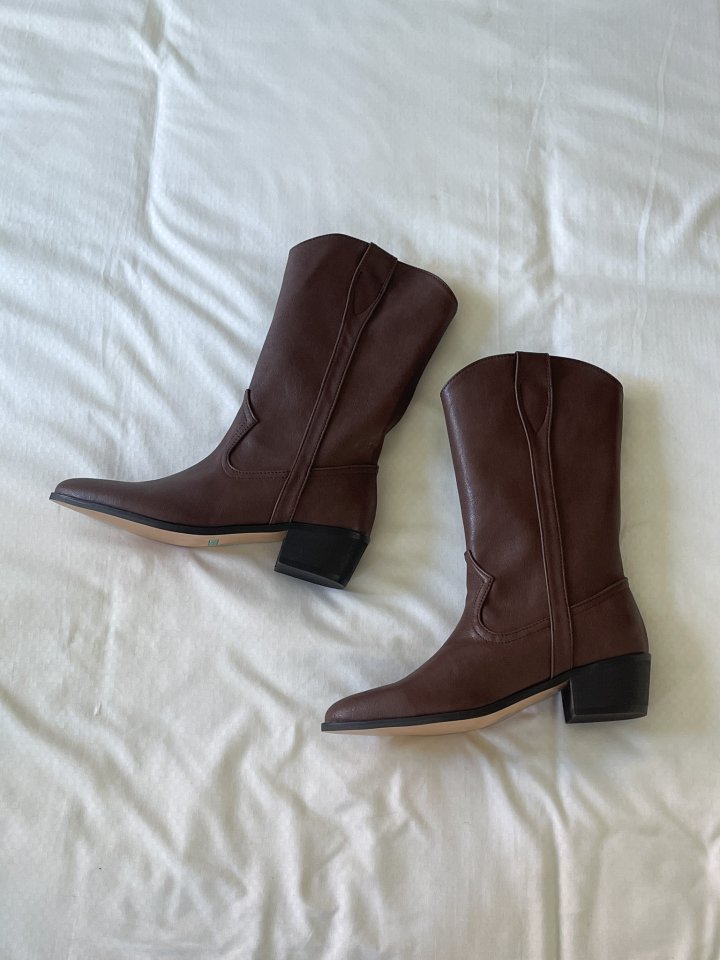 Vade - Korean Women Fashion - #vintageinspired - Stiletto Western Boots - 4