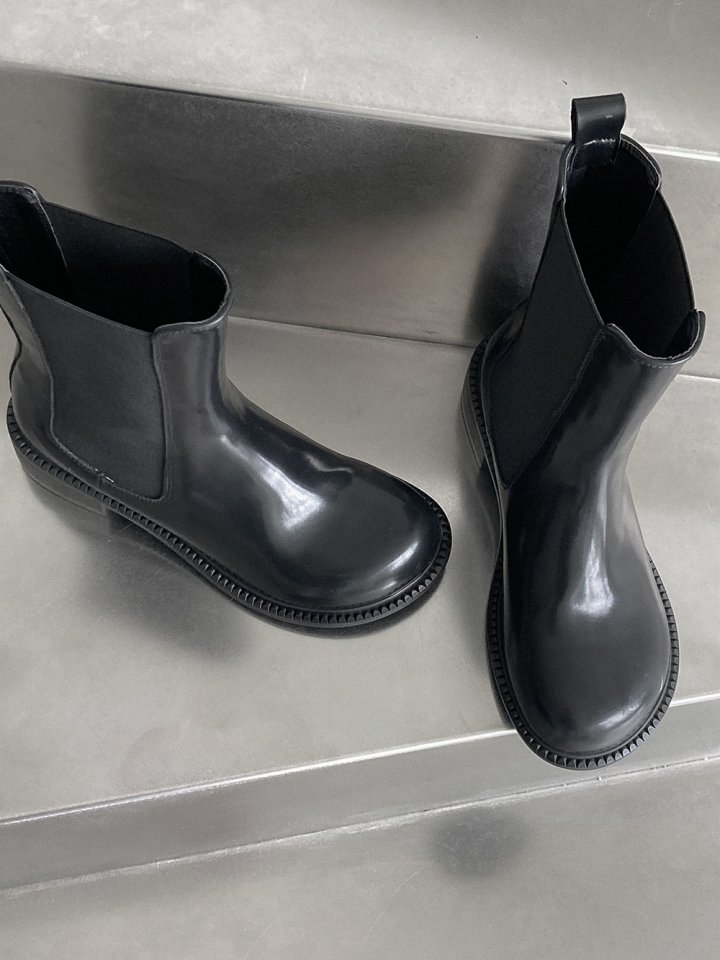 Vade - Korean Women Fashion - #womensfashion - Basic Half Mid Boots - 10