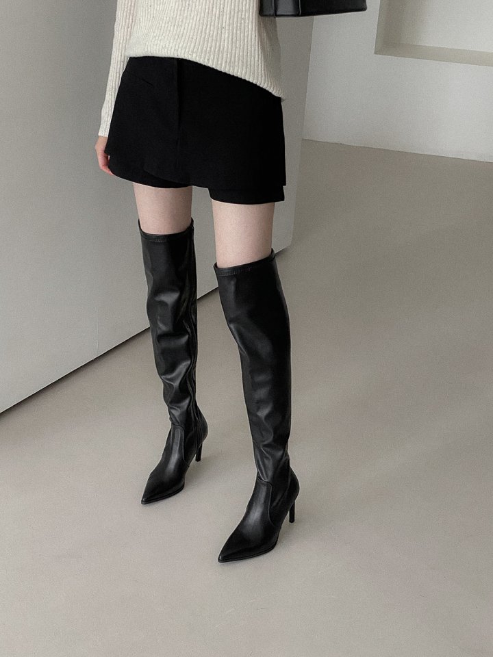Vade - Korean Women Fashion - #womensfashion - Knee High Long Span Boots