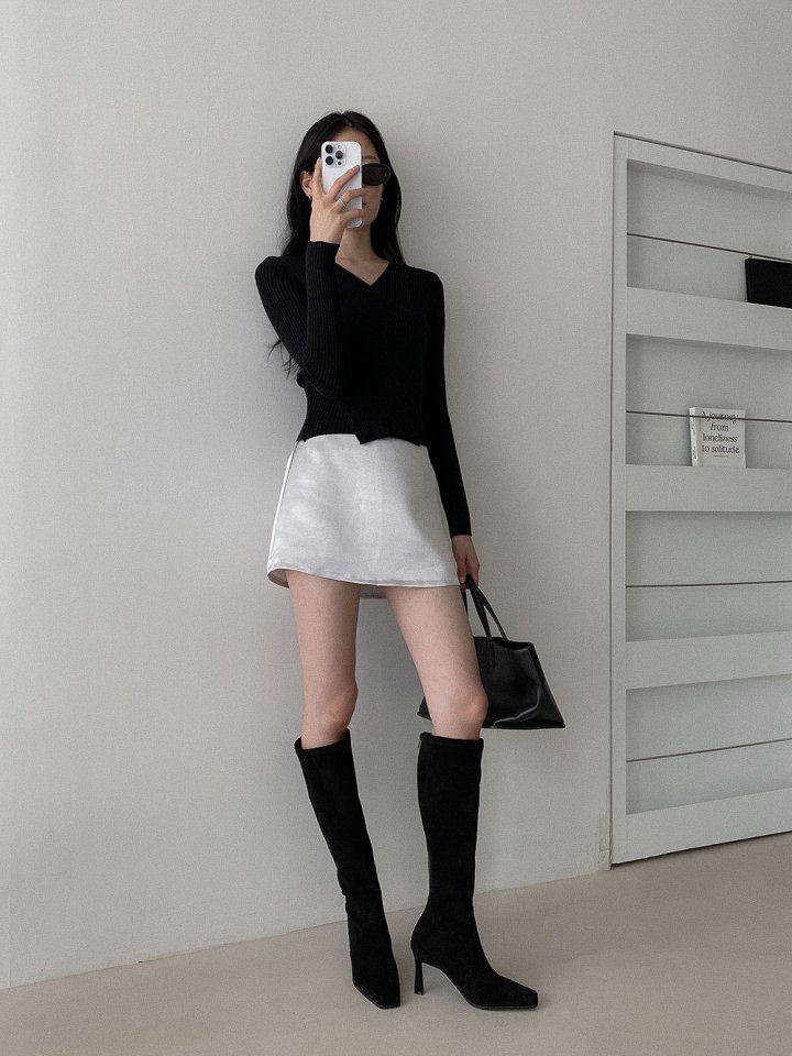 Vade - Korean Women Fashion - #womensfashion - Long Stiletto Boots - 8