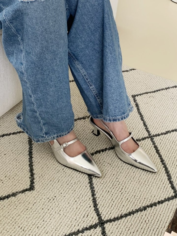 Vade - Korean Women Fashion - #womensfashion - Stiletto Heel Slingback Sandals - 3