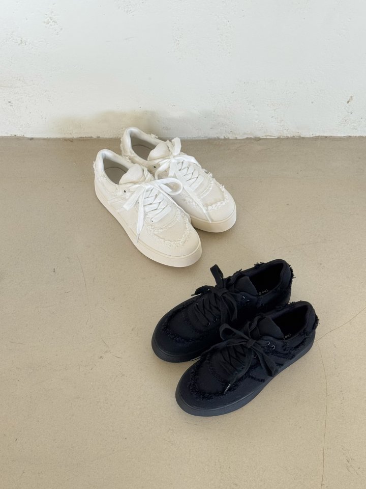 Vade - Korean Women Fashion - #womensfashion - Denim Point Unique Sneakers - 8