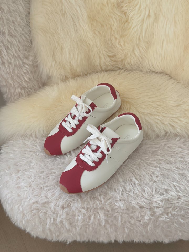 Vade - Korean Women Fashion - #womensfashion - Mu Slim Color Block Sneakers - 7