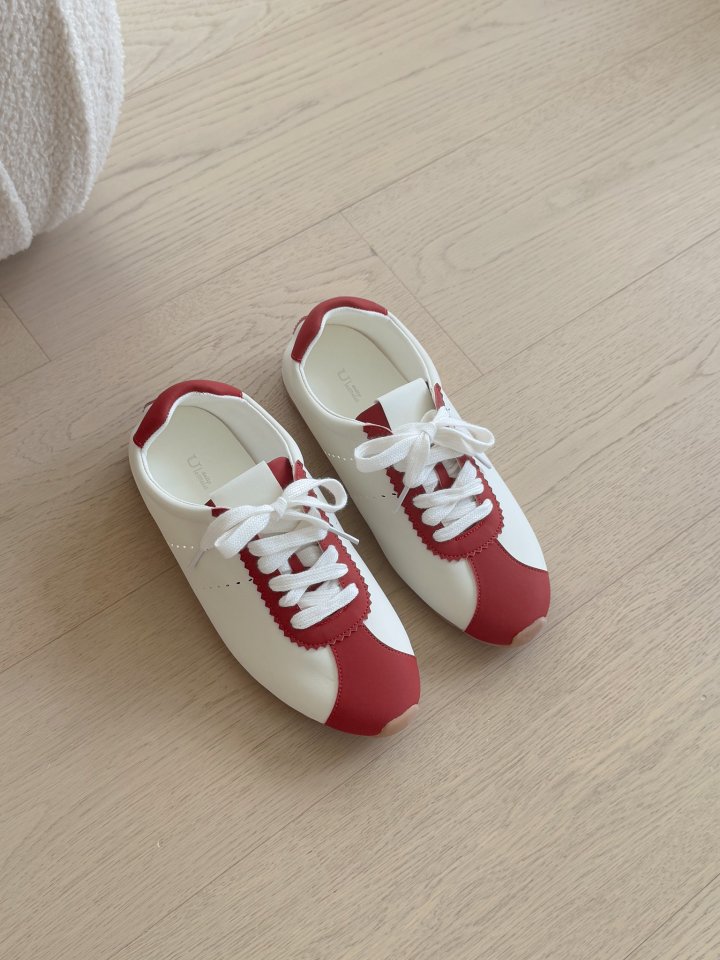 Vade - Korean Women Fashion - #womensfashion - Mu Slim Color Block Sneakers - 9