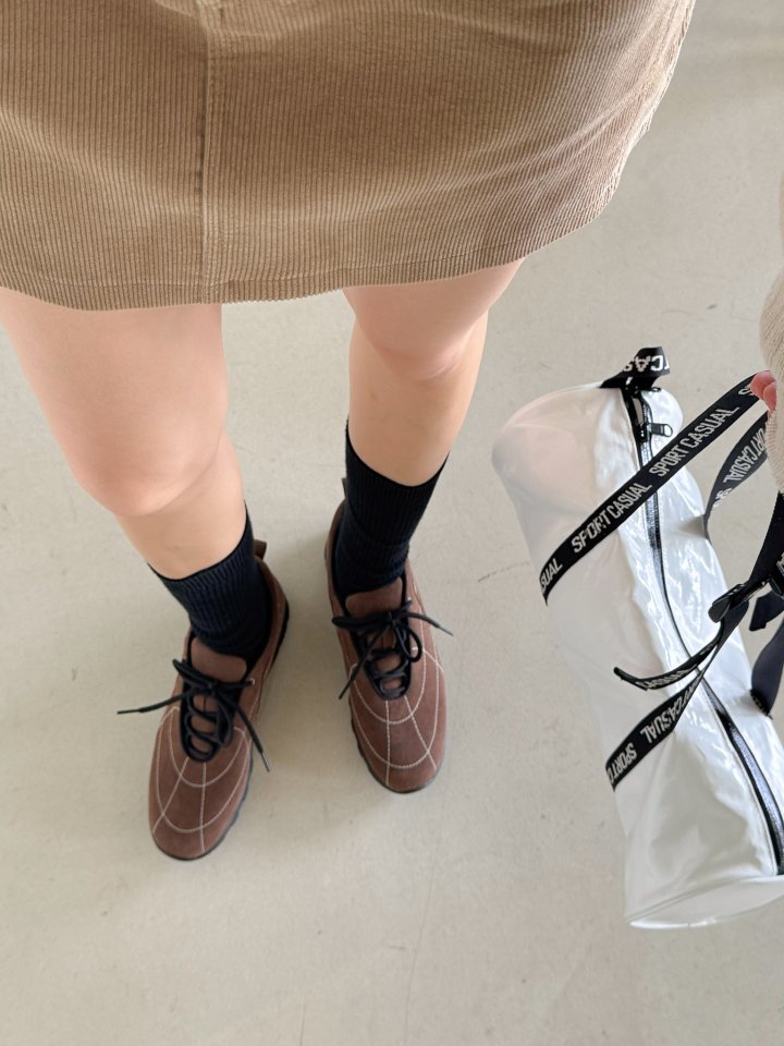 Vade - Korean Women Fashion - #momslook - Unique Rare Suede Sneakers - 4