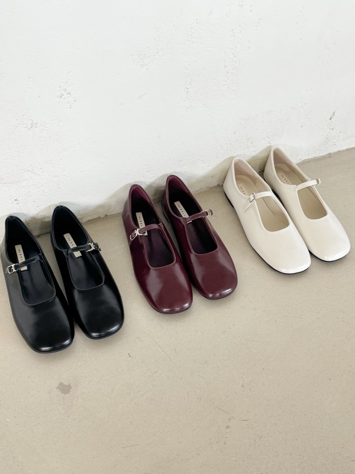 Vade - Korean Women Fashion - #womensfashion - Square Mary Jane Flats - 3