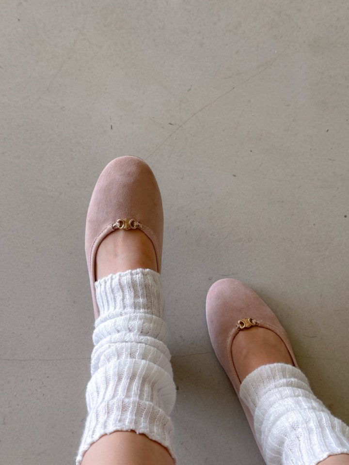 Vade - Korean Women Fashion - #womensfashion - Suede Point Flats - 10