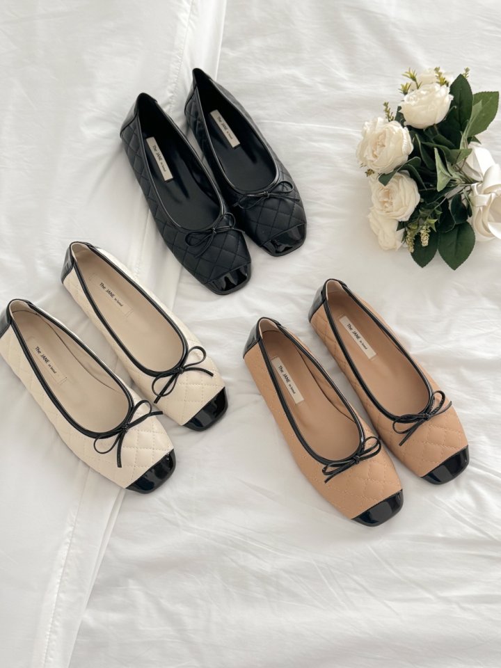 Vade - Korean Women Fashion - #womensfashion - Sasha Color Block Flats - 3