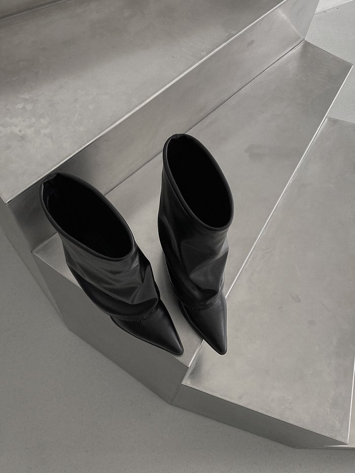 Vade - Korean Women Fashion - #momslook - Stiletto Mid Trendy Boots - 4