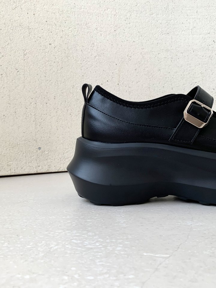 Vade - Korean Women Fashion - #womensfashion - Round Puffy Mary Jane Sneakers - 12