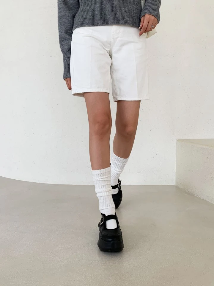 Vade - Korean Women Fashion - #womensfashion - Round Puffy Mary Jane Sneakers - 6