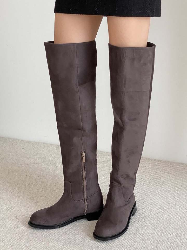 Vade - Korean Women Fashion - #womensfashion - Mid High Long Boots