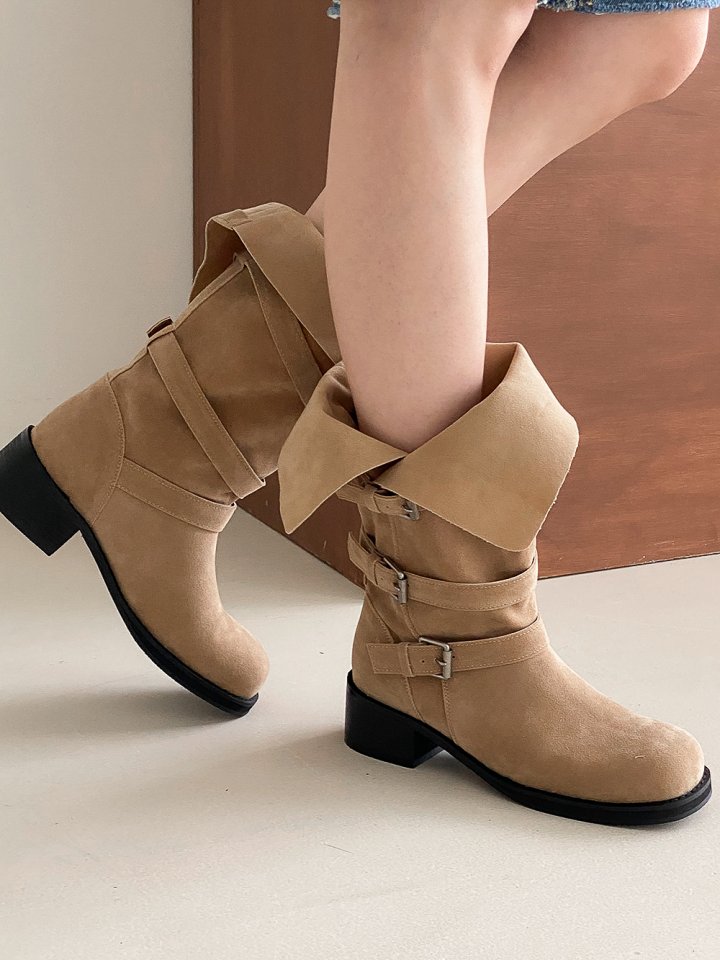 Vade - Korean Women Fashion - #womensfashion - Best Half Mid Boots - 2