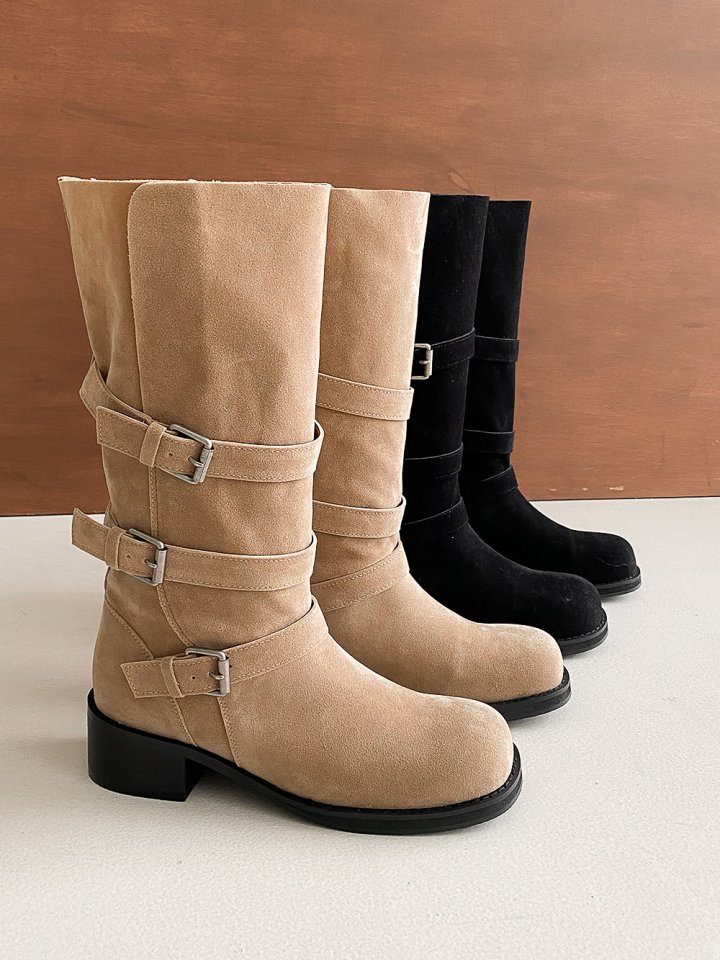 Vade - Korean Women Fashion - #womensfashion - Best Half Mid Boots - 6