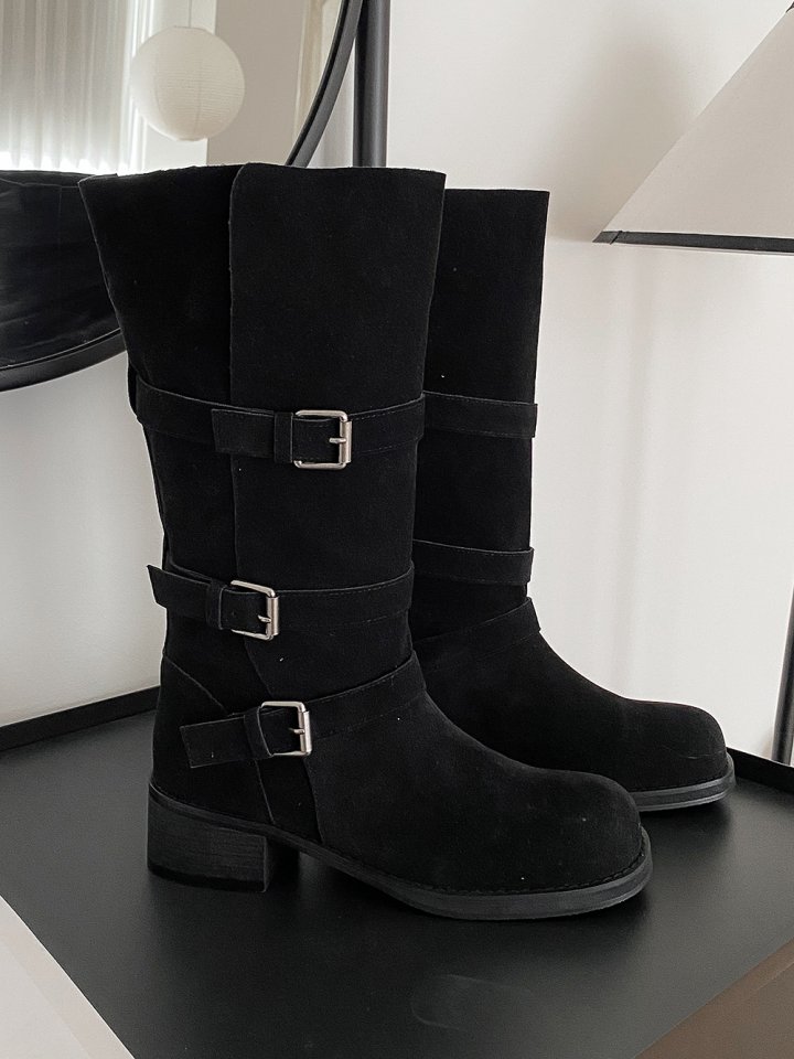 Vade - Korean Women Fashion - #womensfashion - Best Half Mid Boots - 8