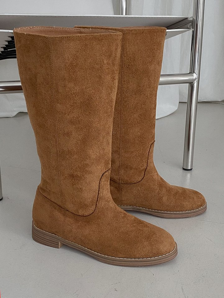 Vade - Korean Women Fashion - #womensfashion - Low Heel Basic Half Mid Boots - 9