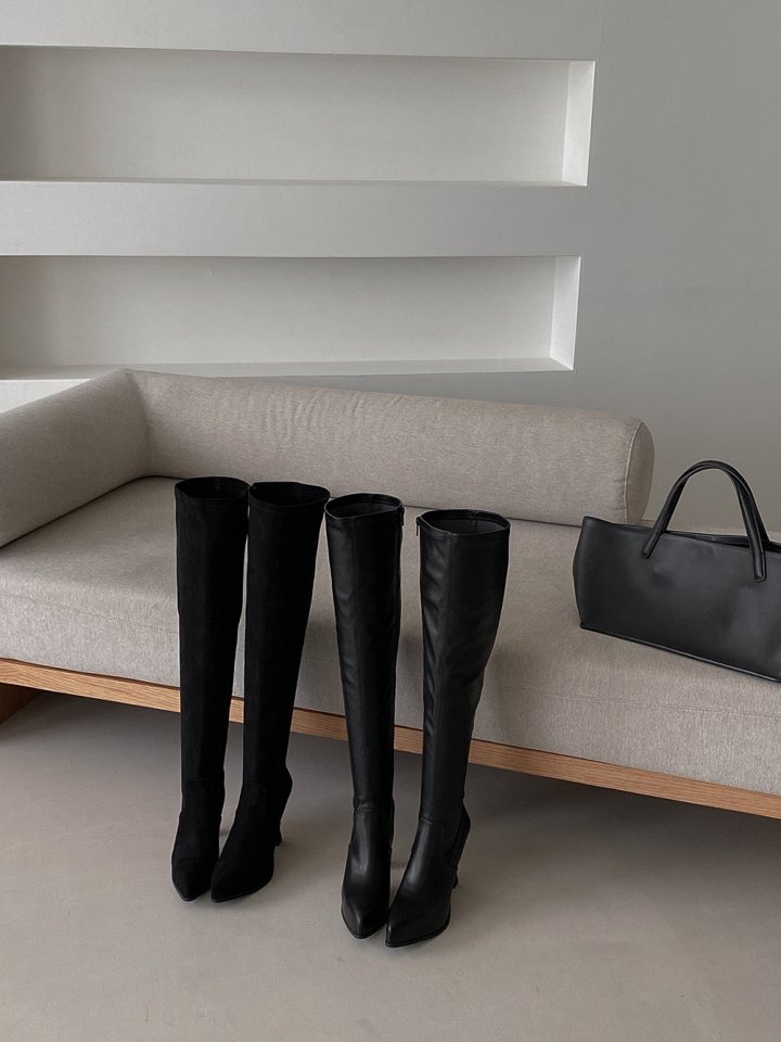 Vade - Korean Women Fashion - #womensfashion - Stiletto Long Knee-High Boots - 12