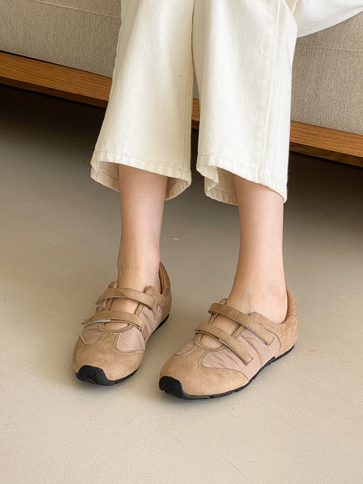 Vade - Korean Women Fashion - #womensfashion - Suede Strap Sneakers - 10