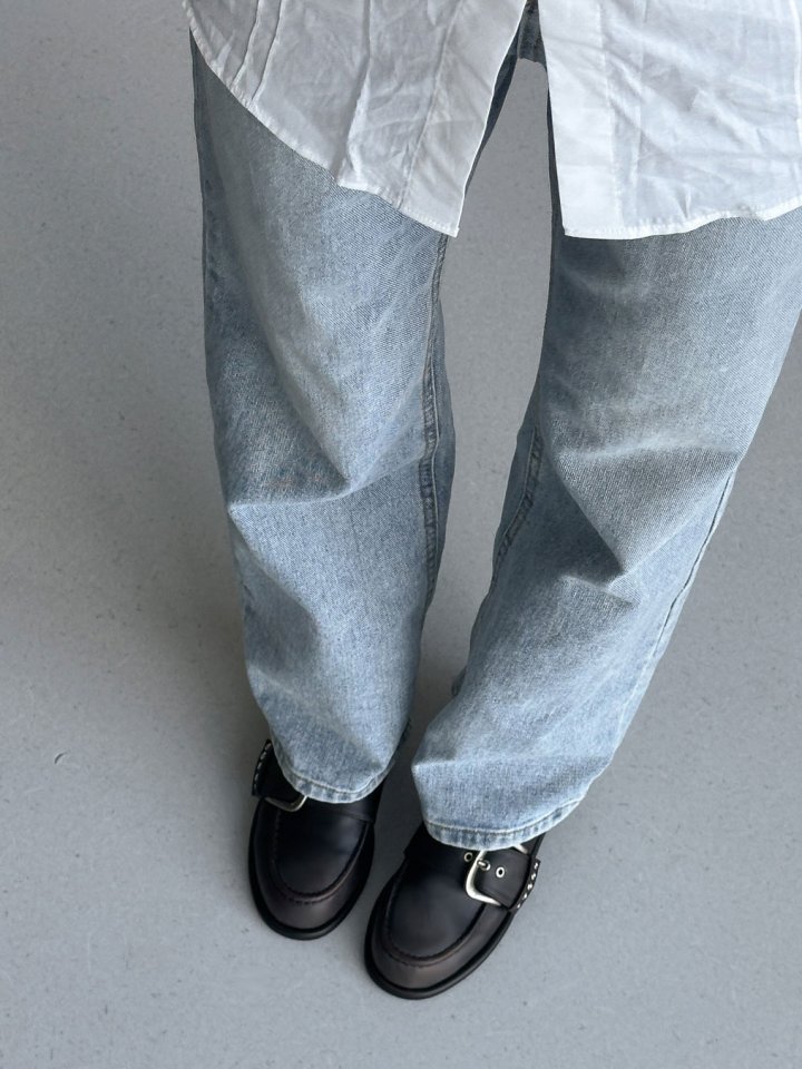 Vade - Korean Women Fashion - #womensfashion - Buckle Strap Loafers - 8