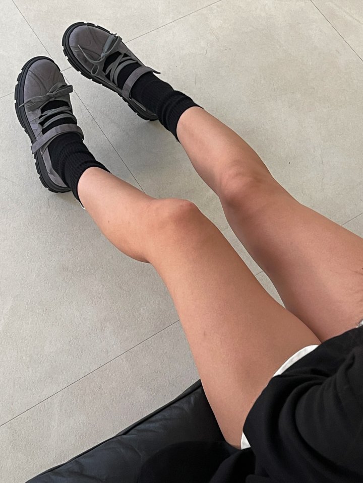 Vade - Korean Women Fashion - #womensfashion - Ribbon Mary Jane Loafers - 8