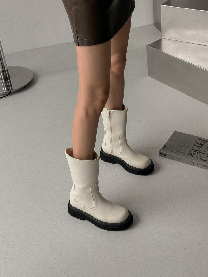 Vade - Korean Women Fashion - #womensfashion - Half Mid Boots - 8