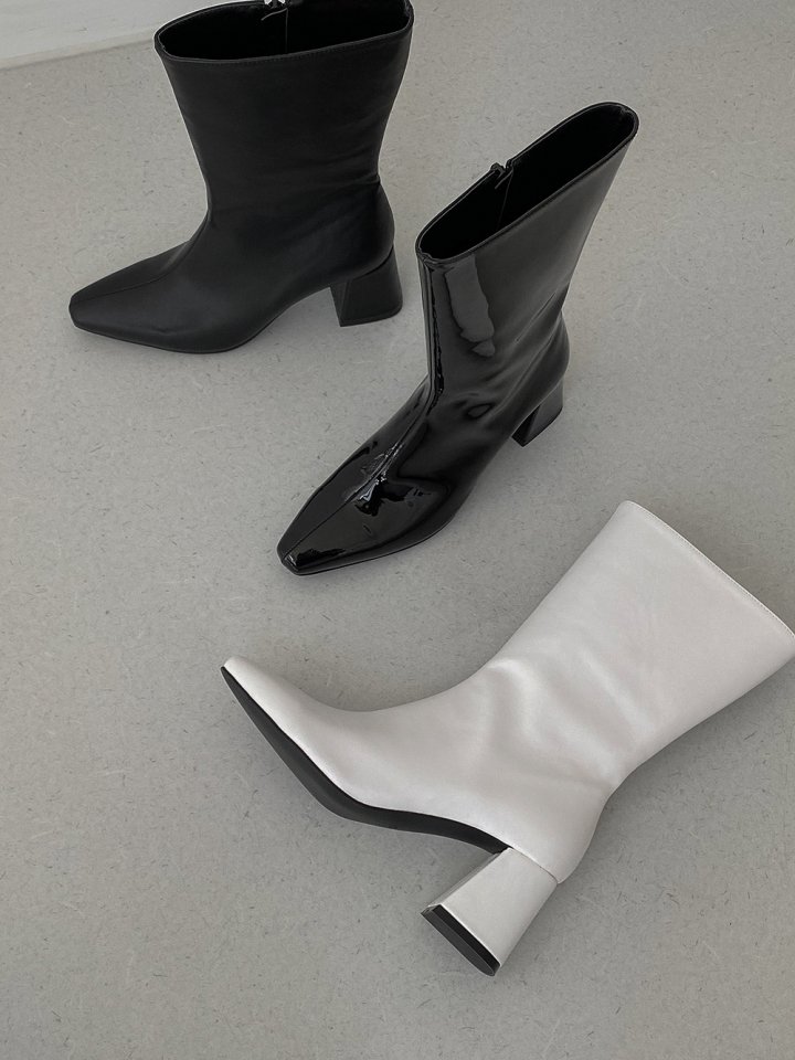 Vade - Korean Women Fashion - #momslook - Mid Half Boots - 4