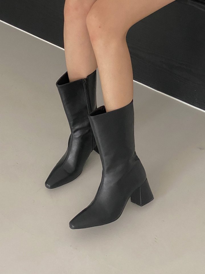 Vade - Korean Women Fashion - #womensfashion - Mid Half Boots - 8