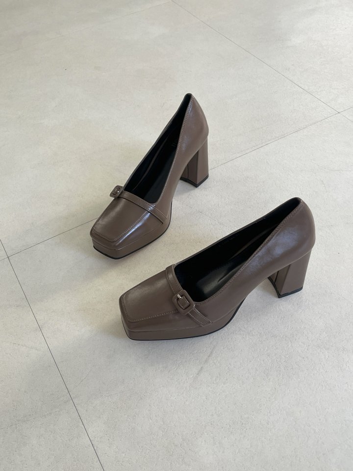 Vade - Korean Women Fashion - #momslook - Square Pumps Heels - 4