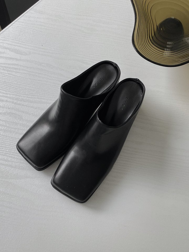 Vade - Korean Women Fashion - #womensfashion - Square Mid Loafers - 9