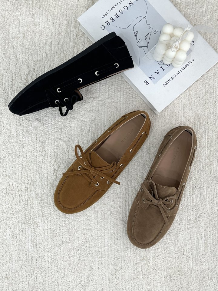 Vade - Korean Women Fashion - #womensfashion - Low Heel Woven Loafers - 3