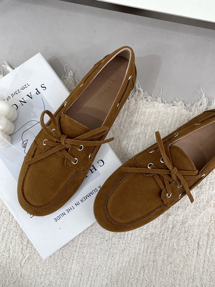Vade - Korean Women Fashion - #womensfashion - Low Heel Woven Loafers - 5