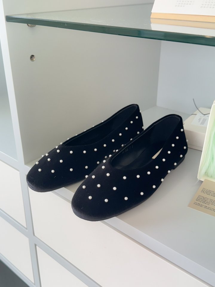 Vade - Korean Women Fashion - #womensfashion - Basic Round Flats