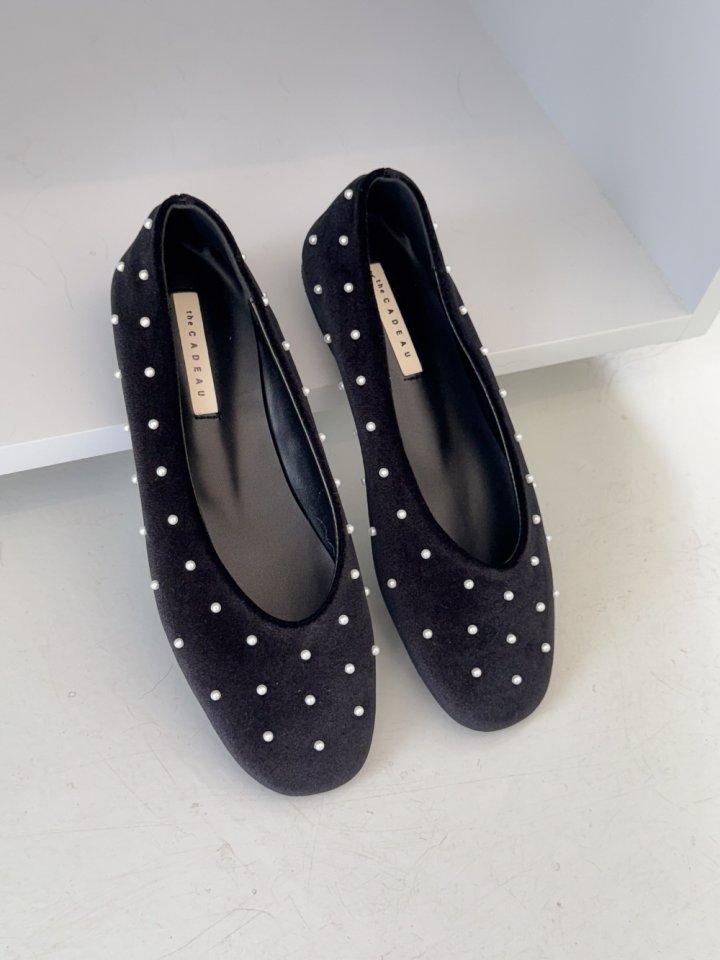 Vade - Korean Women Fashion - #womensfashion - Basic Round Flats - 5