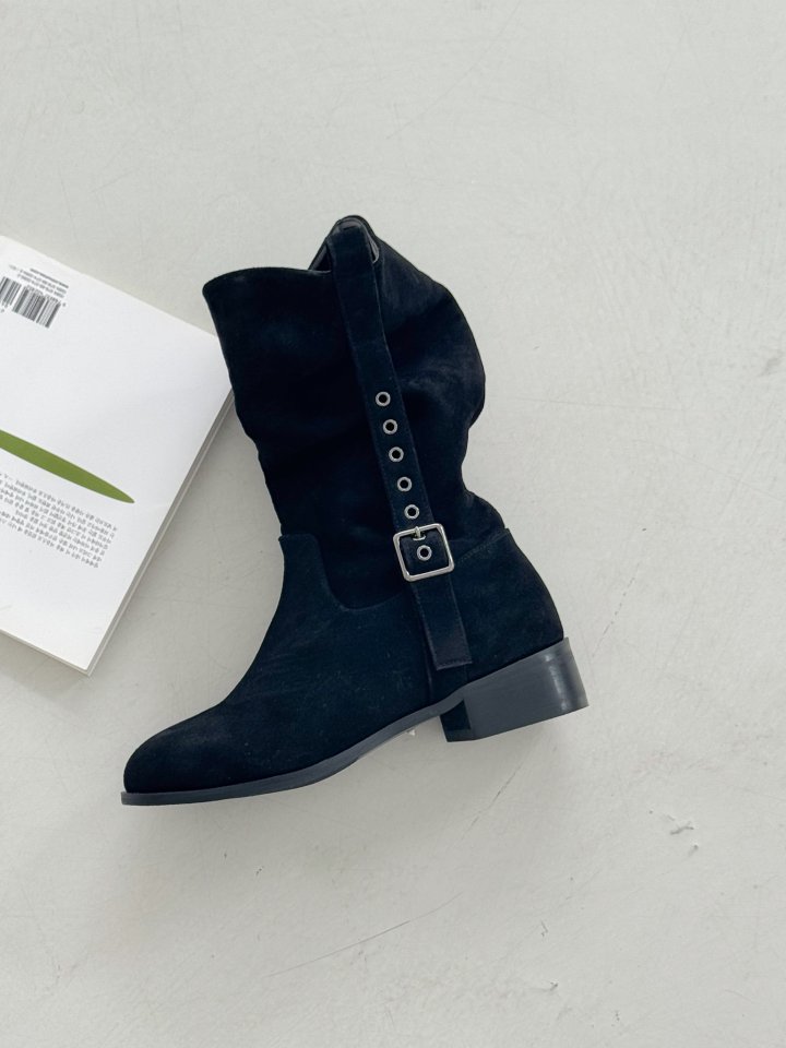 Vade - Korean Women Fashion - #womensfashion - Real Half Mid Boots - 12