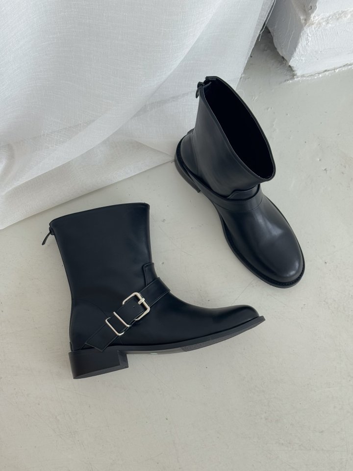 Vade - Korean Women Fashion - #womensfashion - Velcro Ankle Boots - 8