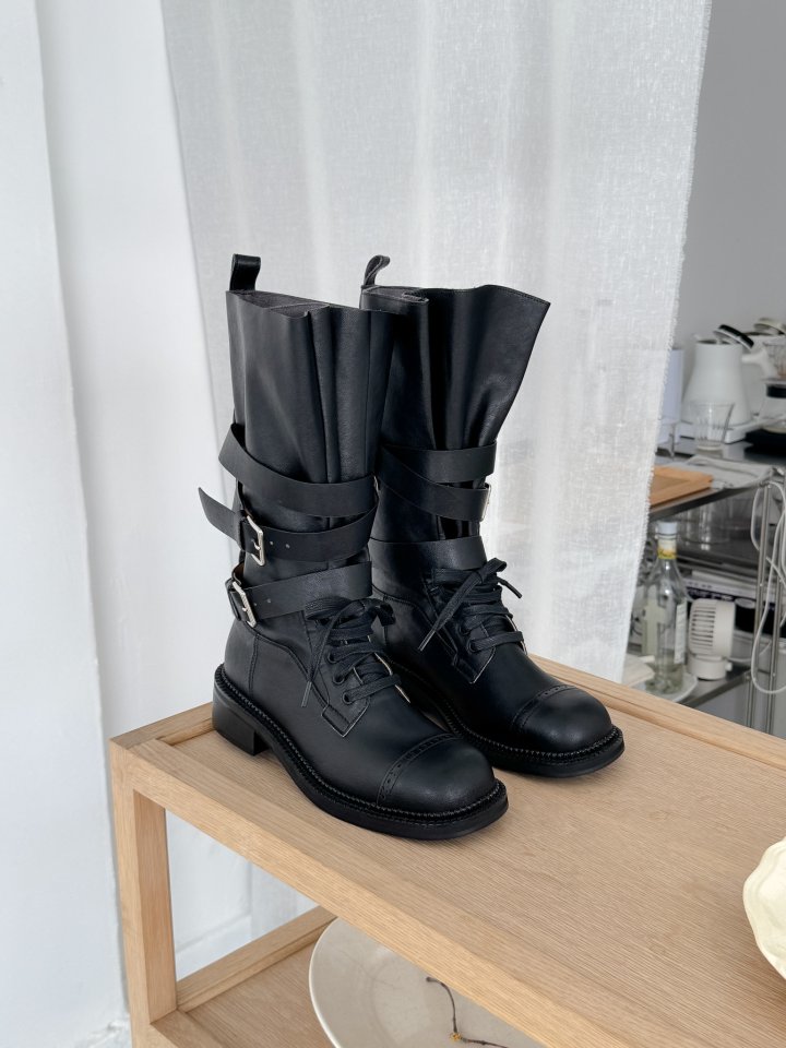 Vade - Korean Women Fashion - #womensfashion - Rider Biker Boots - 11