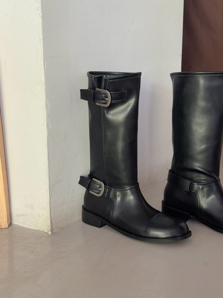 Vade - Korean Women Fashion - #womensfashion - Biker Half Mid Boots - 8