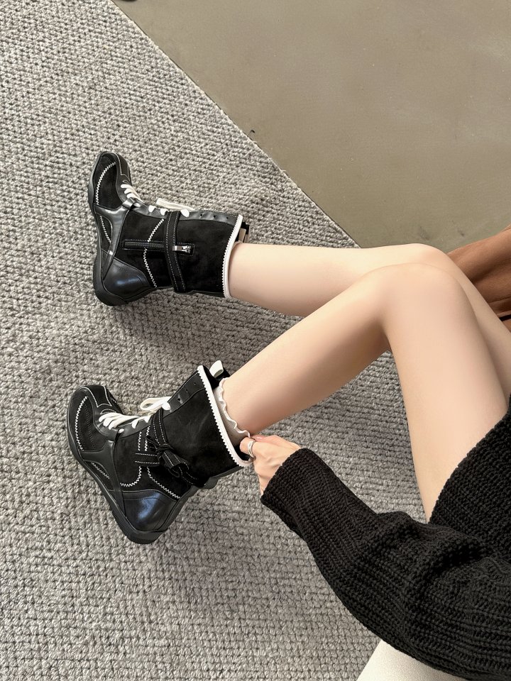 Vade - Korean Women Fashion - #womensfashion - High Sneaker Boots - 11
