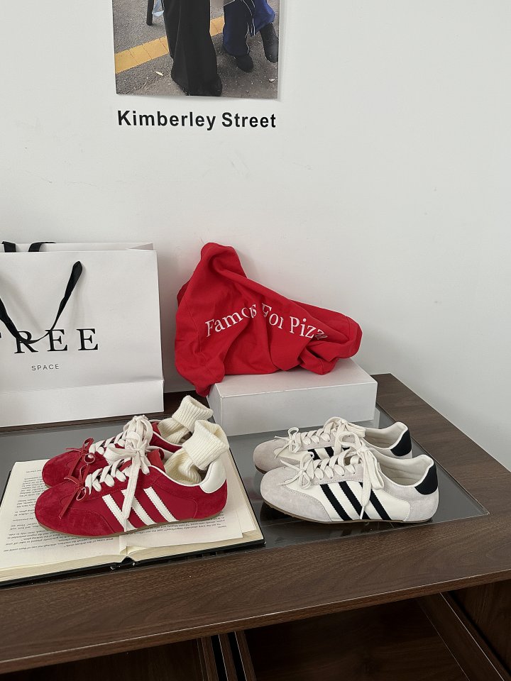 Vade - Korean Women Fashion - #womensfashion - Cowhide Azel Sneakers - 10