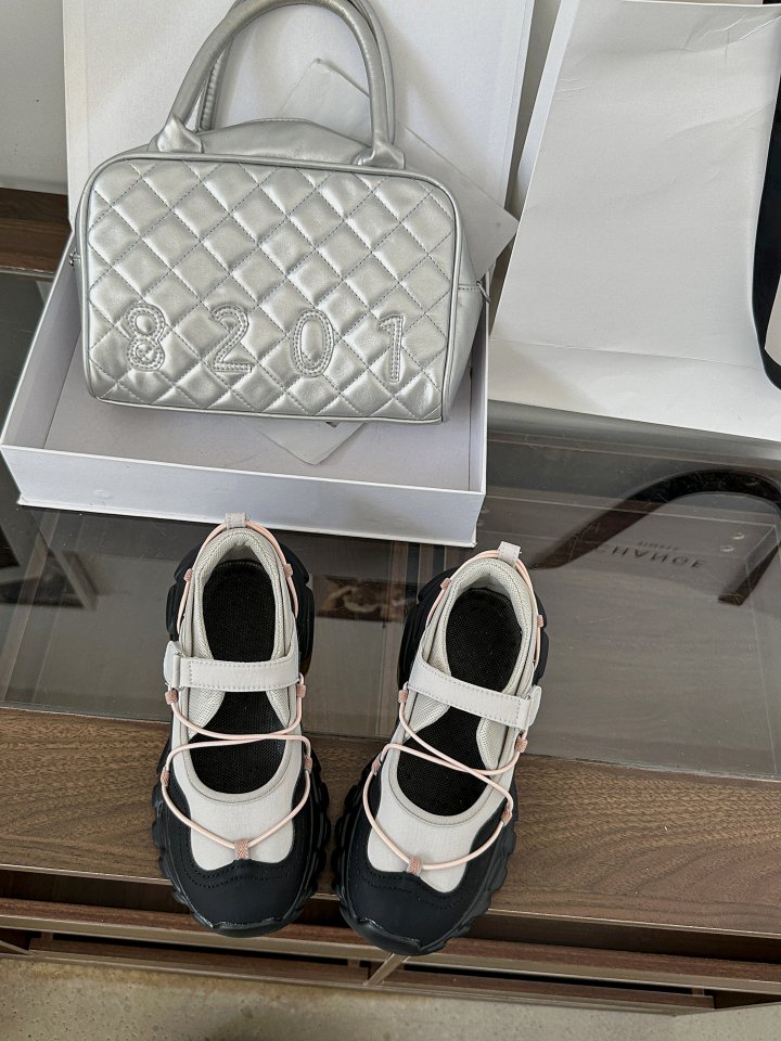 Vade - Korean Women Fashion - #womensfashion - Strap Sneakers - 9