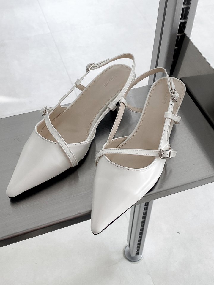Vade - Korean Women Fashion - #womensfashion - Stiletto Buckle Pumps Heels - 7