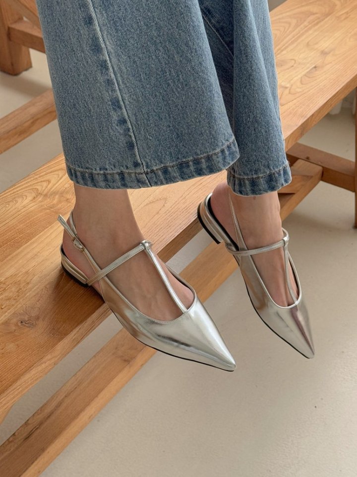 Vade - Korean Women Fashion - #womensfashion - Low Heel Stiletto Slingback Heels - 11