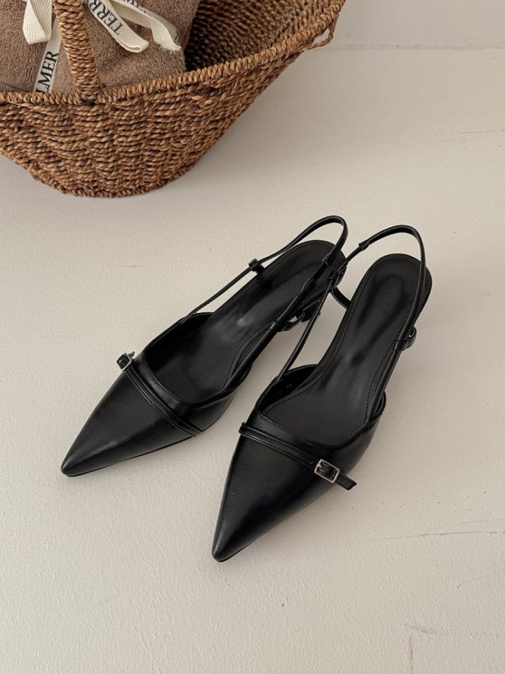 Vade - Korean Women Fashion - #womensfashion - Stiletto Slingback Heels - 10